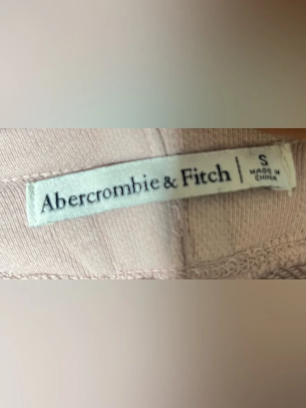 Abercrombie & Fitch Pink Paperbag High Rise Joggers Sweatpants Small - Picture 8 of 13